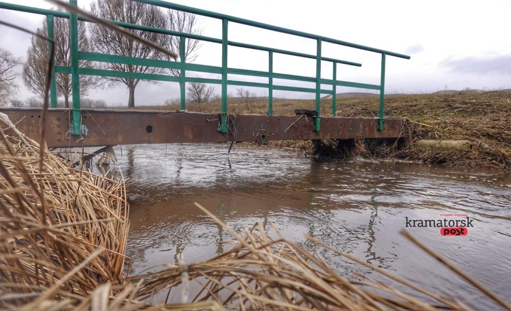міст через річку Біленька у Краматорську