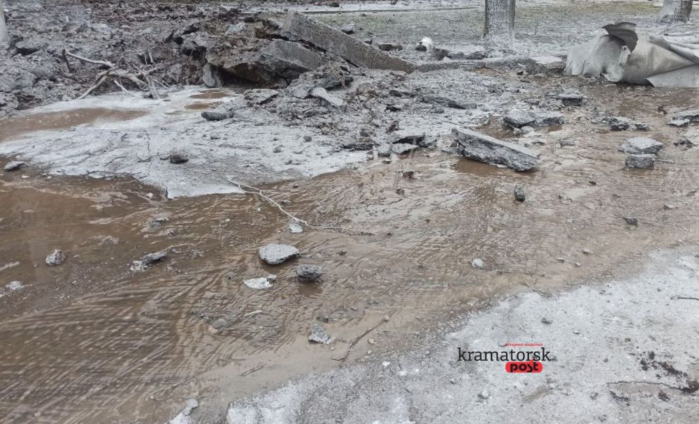 місце влучання російської ФАБ у Краматорську