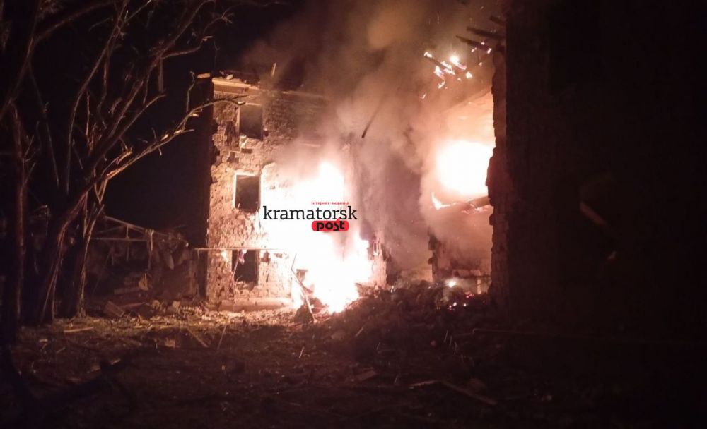 горить будинок у краматорську
