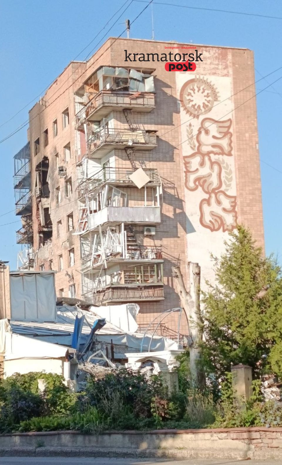 Пошкоджений будинок