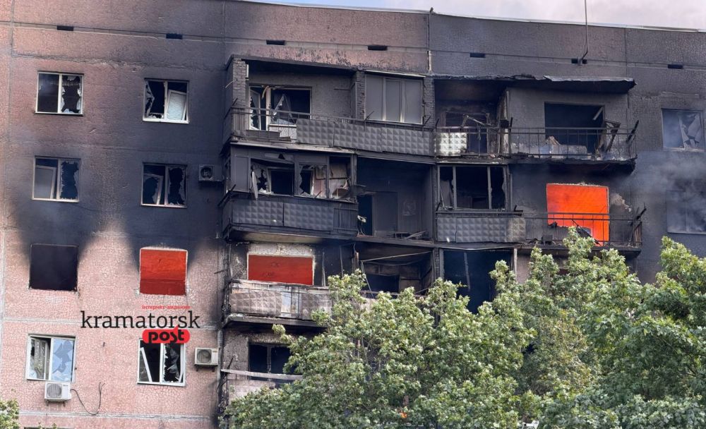 Пожежа у будинку внаслідок обстрілу