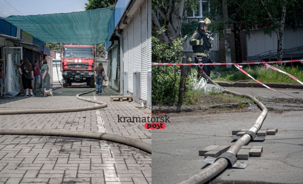 Рятувальники ліквідовують пожежу після обстрілу