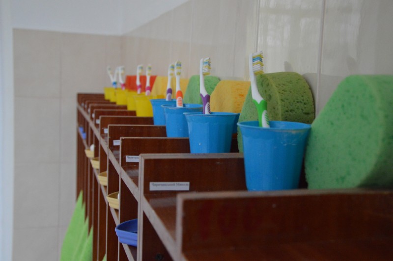 Детей в Центре приучают к правилам личной гигиены